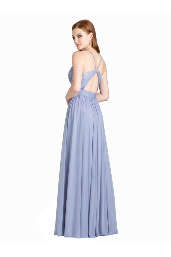 Chiffon & Lace Sweetheart Open Back A-Line Bridesmaid Dress / Evening Dress Manchester