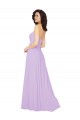 Chiffon Strapless Low Back A-Line Lilac Bridesmaid Dress / Evening Dress Manchester