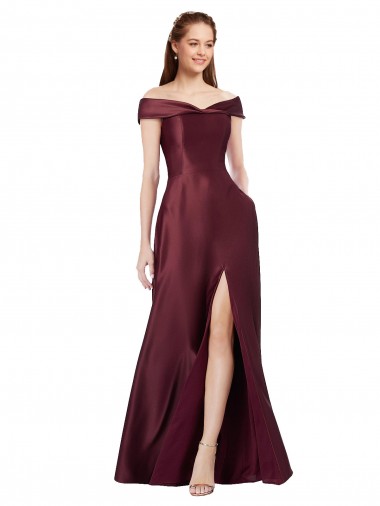 Satin Strapless A-Line Burgundy Gold Black Tie Evening Gown / Prom Dress / Bridesmaid Dress Manchester