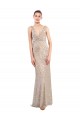 Sequin & Sparkling Sequin V-Neck V-Back Sheath Silver Formal Evening Gown / Prom Dress / Bridesmaid Dress Manchester