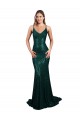 Sequin V-Neck Low Back Mermaid Dark Green Formal Evening Gown / Prom Dress / Bridesmaid Dress Manchester