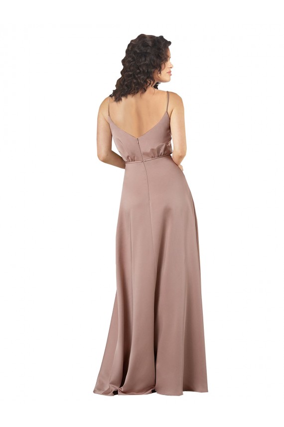 Silk like Satin Sweetheart A-Line Dusty Pink Formal Evening Gown / Bridesmaid Dress Manchester