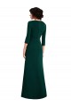 Spandex V-Neck V-Back Trumpet Dark Green Formal Evening Gown / Prom Dress / Bridesmaid Dress Manchester