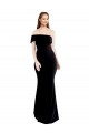 Stretch Crepe One Shoulder Keyhole Back Mermaid Black Formal Evening Gown / Prom Dress / Bridesmaid Dress Manchester