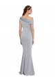 Stretch Crepe One Shoulder Mermaid Grey Formal Dress / Bridesmaid Dress Manchester