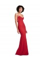 Stretch Crepe Spaghetti Straps Mermaid Red Bridesmaid Dress / Evening Dress Manchester