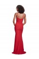 Stretch Crepe Spaghetti Straps Mermaid Red Bridesmaid Dress / Evening Dress Manchester