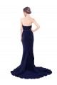 Stretch Crepe Strapless Low Back Mermaid Dark Navy Semi Formal Evening Dress / Prom Dress / Bridesmaid Dress Manchester