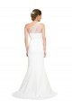 Stretch Crepe & Tulle One Shoulder Mermaid Ivory Formal Evening Gown / Bridesmaid Dress Manchester