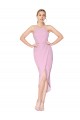 Stretch Crepe High Neck Mermaid Orchid Bridesmaid Dress / Formal Dress Manchester