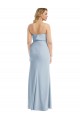 Stretch Crepe Strapless Low Back Trumpet Light Sky Blue Semi Formal Evening Dress / Prom Dress / Bridesmaid Dress Manchester