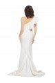 Stretch Crepe One Shoulder Sheath Ivory Semi Formal Evening Dress / Prom Dress / Bridesmaid Dress Manchester