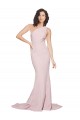 Stretch Crepe One Shoulder Sheath Mauve Semi Formal Evening Dress / Prom Dress / Bridesmaid Dress Manchester